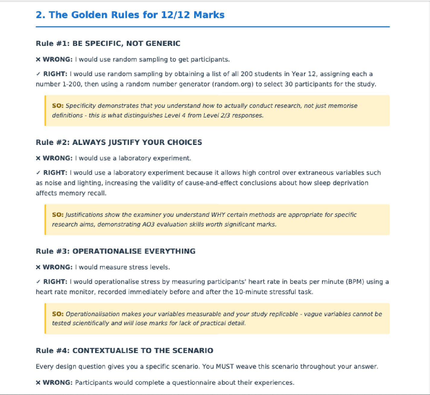 12-Mark Design A Study Guide