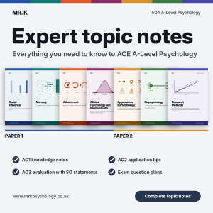 A-Level Psychology Complete Topic Notes